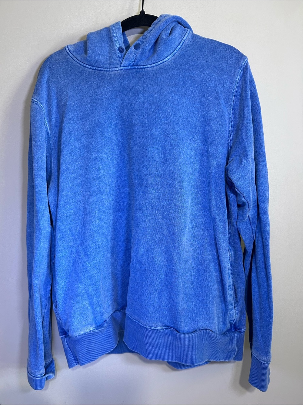 Outerknown Men’s L Blue Hemp Organic Cotton Pullover Hoodie Sweatshirt